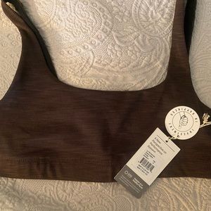 Lux Rib Daily Bra - Quartz Heather - size: Medium